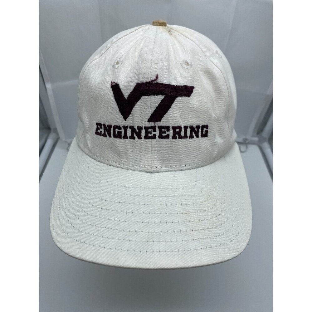 Virginia Tech Engineering White Adjustable Baseba… - image 2